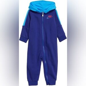 Baby Nike Hooded Long Sleeve Zipper Coverall
